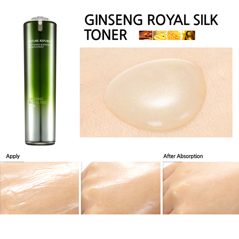 Nước Hoa Hồng Nature Republic Ginseng Royal Silk Toner 2